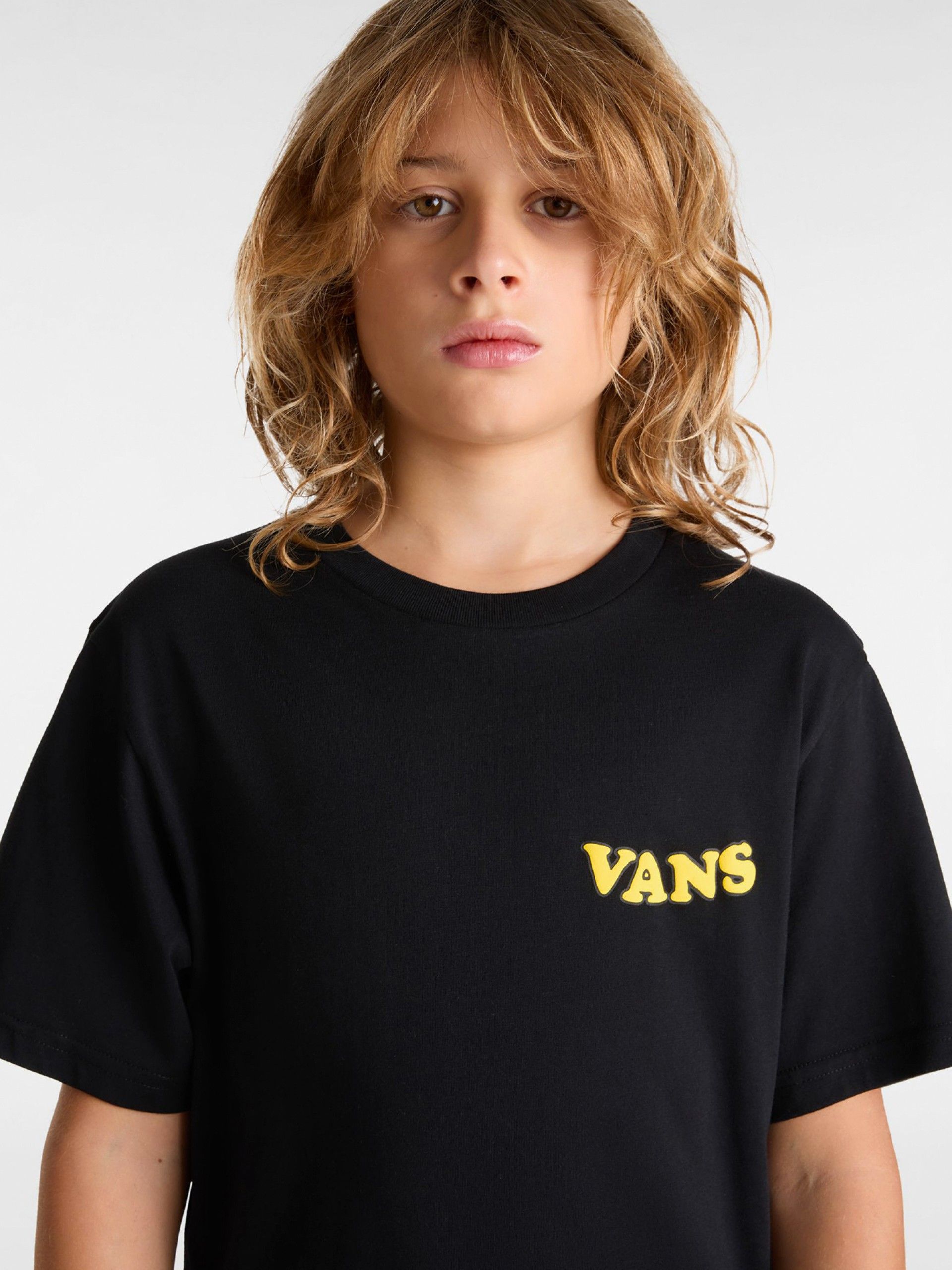 Camiseta Vans Hasta La Shaka Kids Negra