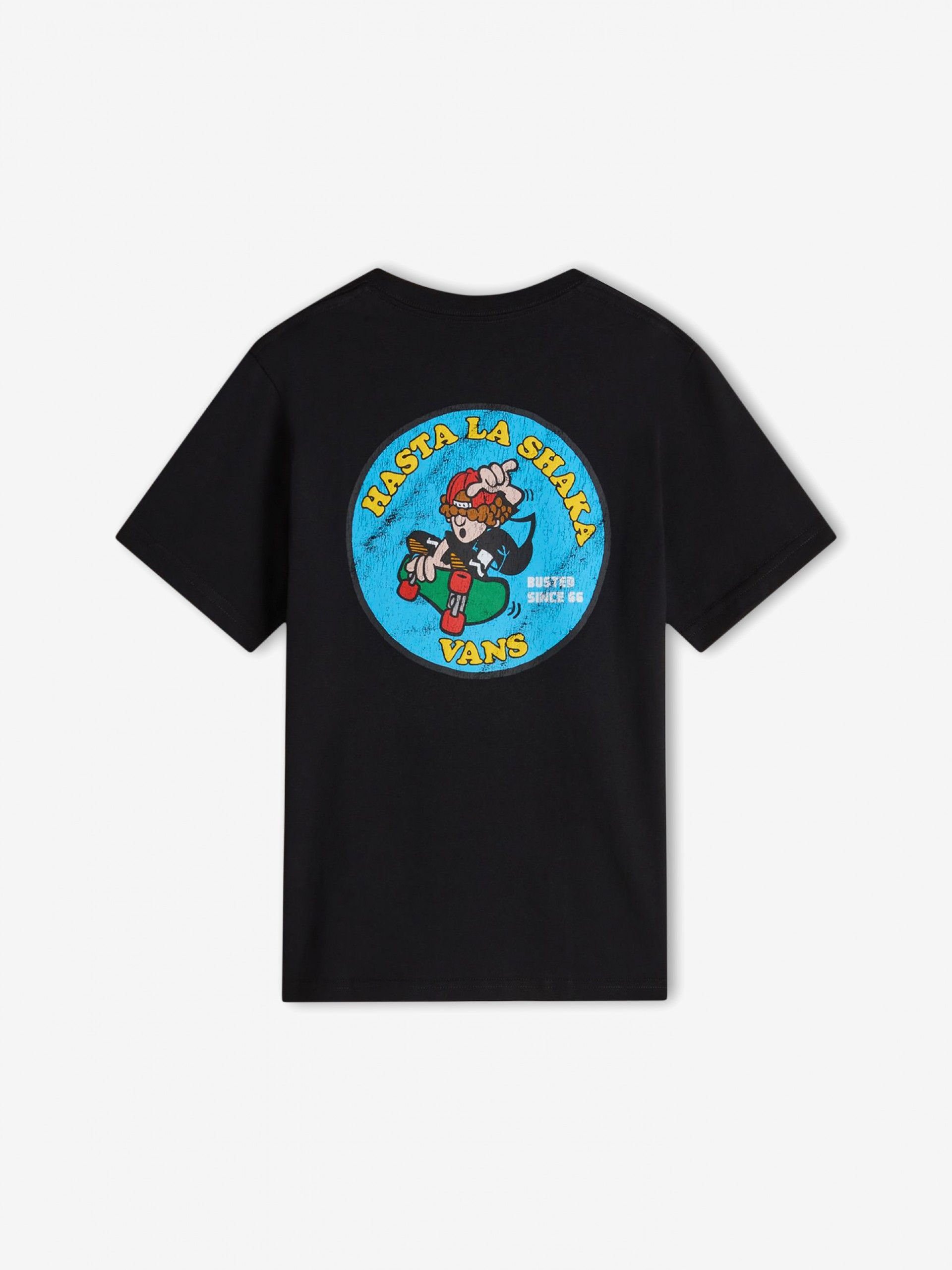 Camiseta Vans Hasta La Shaka Kids Negra
