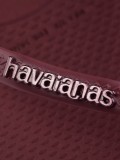 Chinelos Havaianas Square Logo Metallic Bordeaux