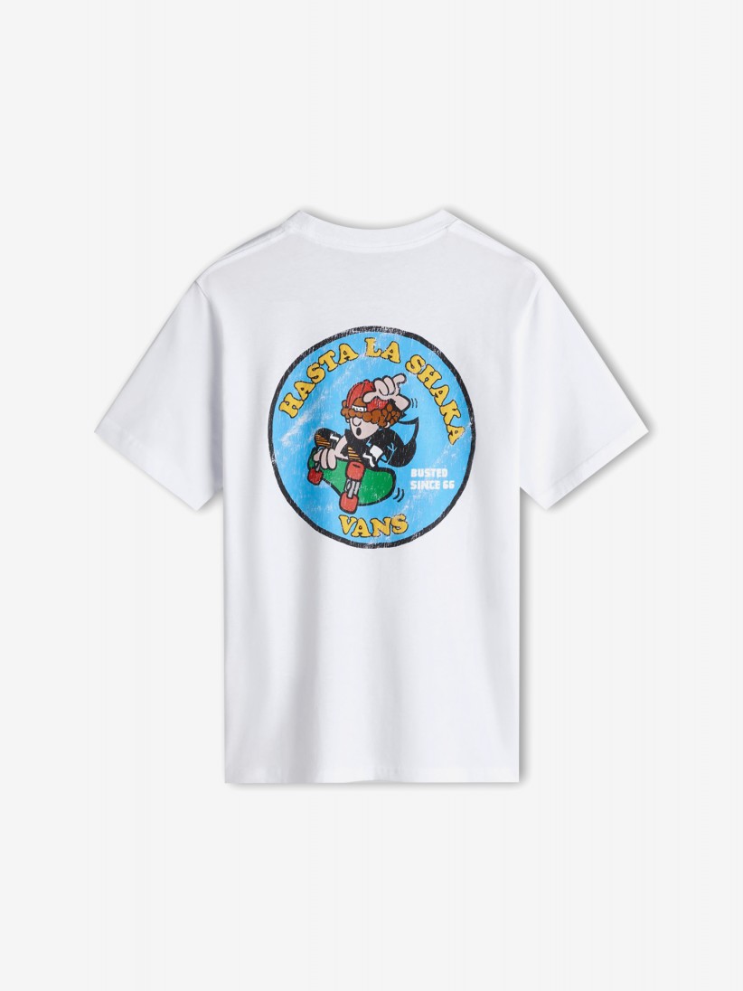 T-shirt Vans Hasta La Shaka Kids Branca