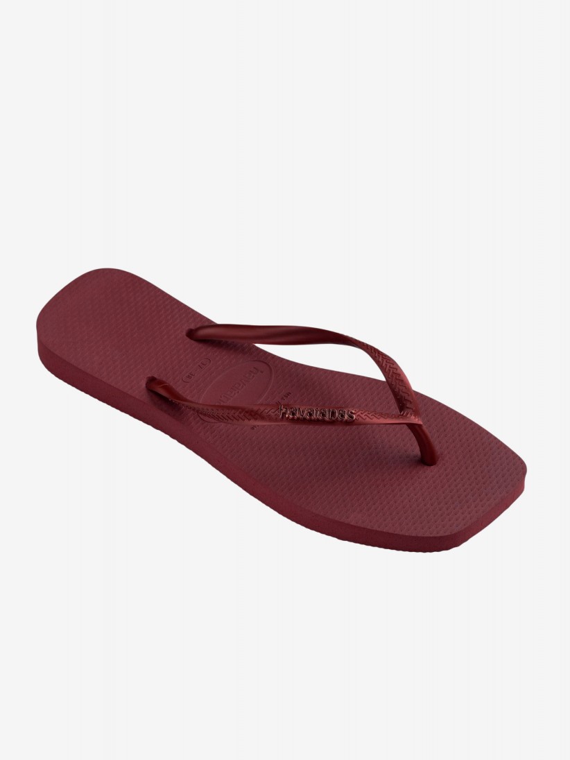 Chinelos Havaianas Square Logo Metallic