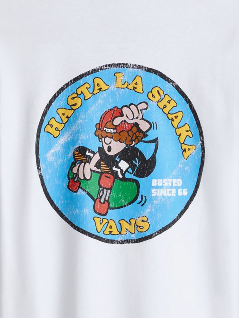 T-shirt Vans Hasta La Shaka Kids Branca