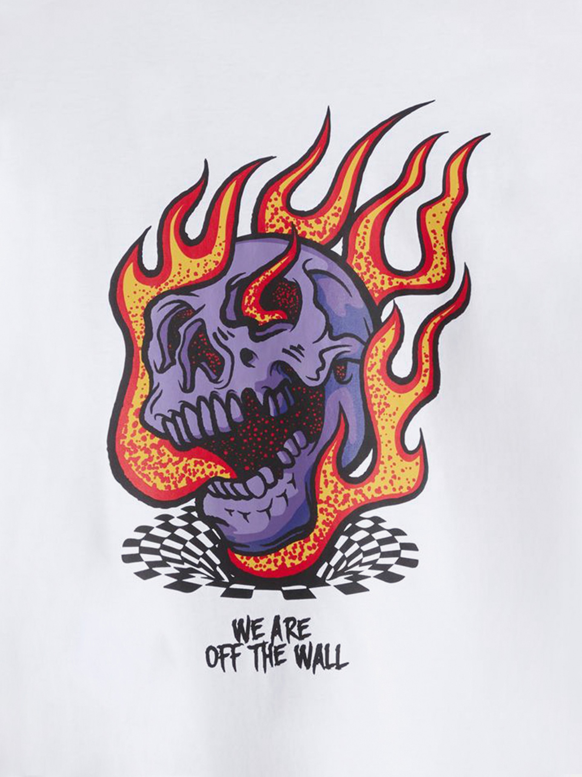 Camiseta Vans Vortex Kids Blanca