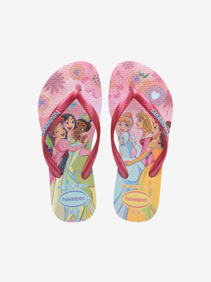 Havaianas Slim Princess Kids Pink Flip Flops