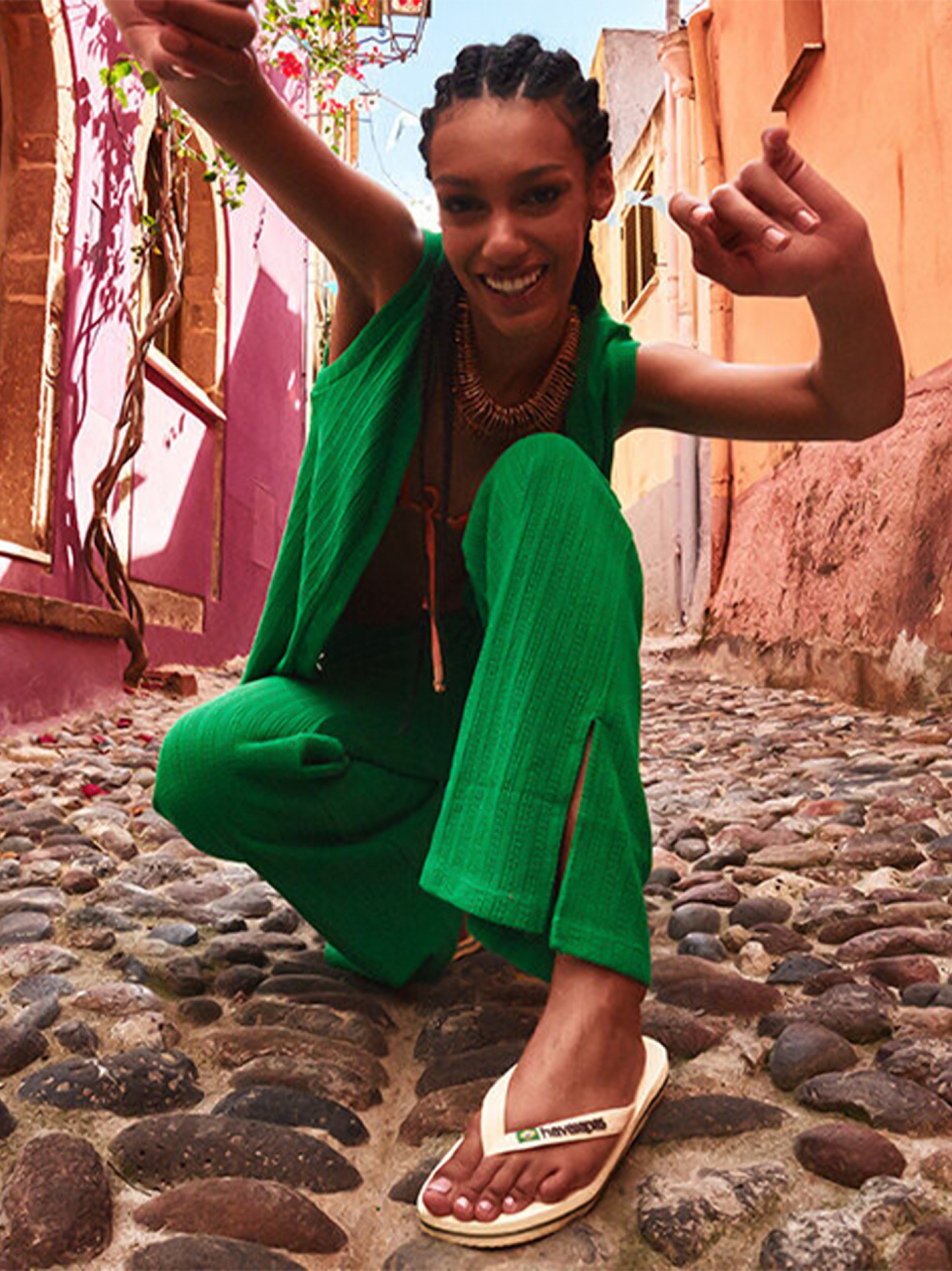 Chinelos Havaianas Brasil Logo Amarelos