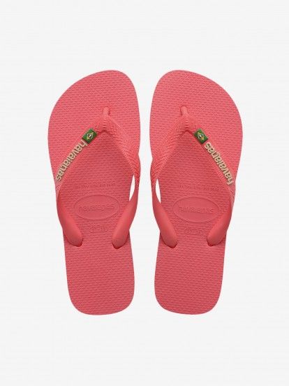 Chanclas Havaianas Brasil Logo Rosa