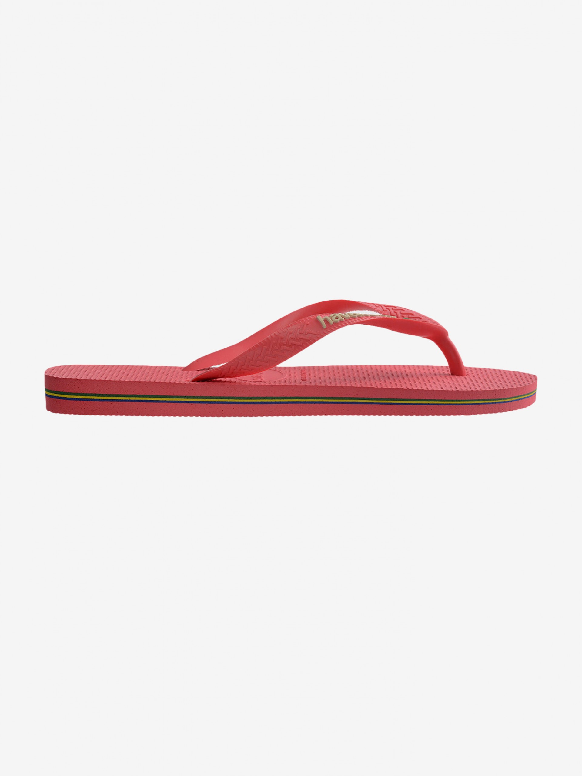 Chinelos Havaianas Brasil Logo Rosa