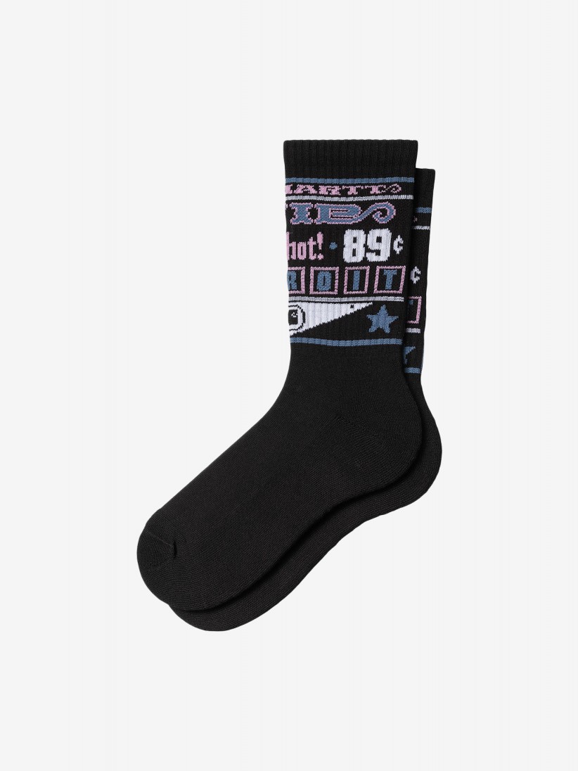 Meias Carhartt WIP Catalogue Pretas Meias Carhartt WIP Catalogue Pretas