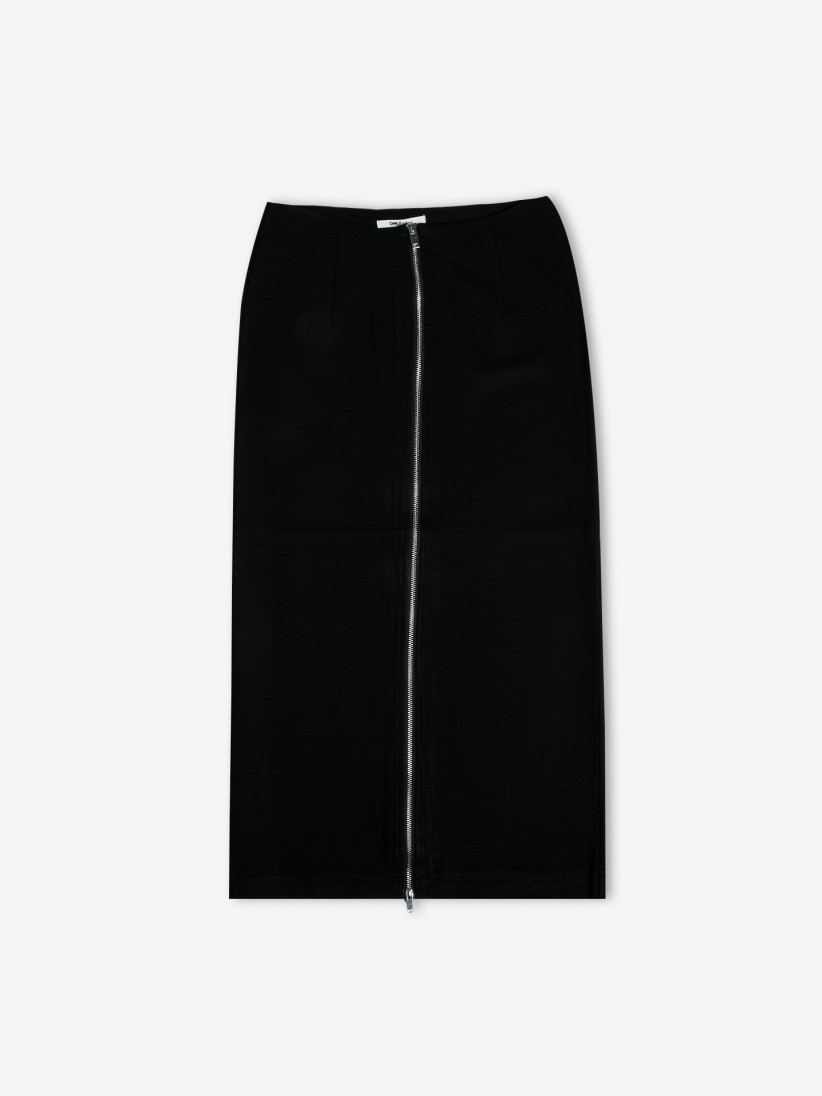 Only ONLMarcella Life Zip Black Skirt