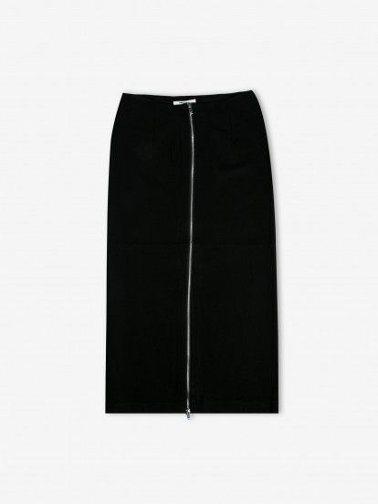 Falda Only ONLMarcella Life Zip Negra