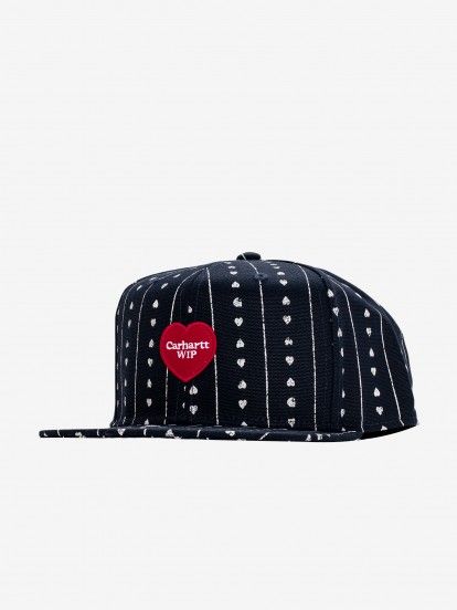 Gorra Carhartt WIP Drewe Heart Stripe Azul