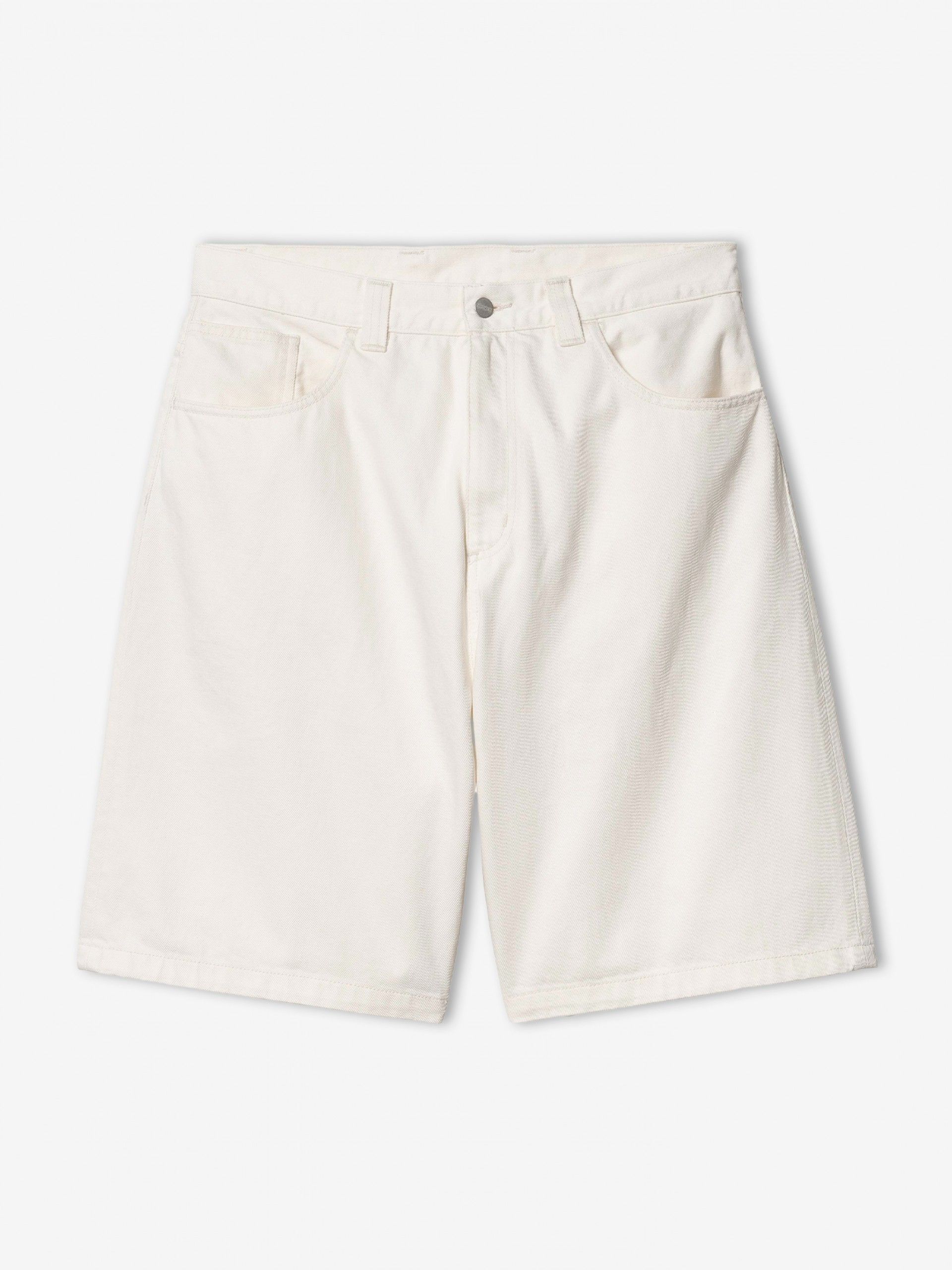 Carhartt WIP Brandon White Denim Shorts