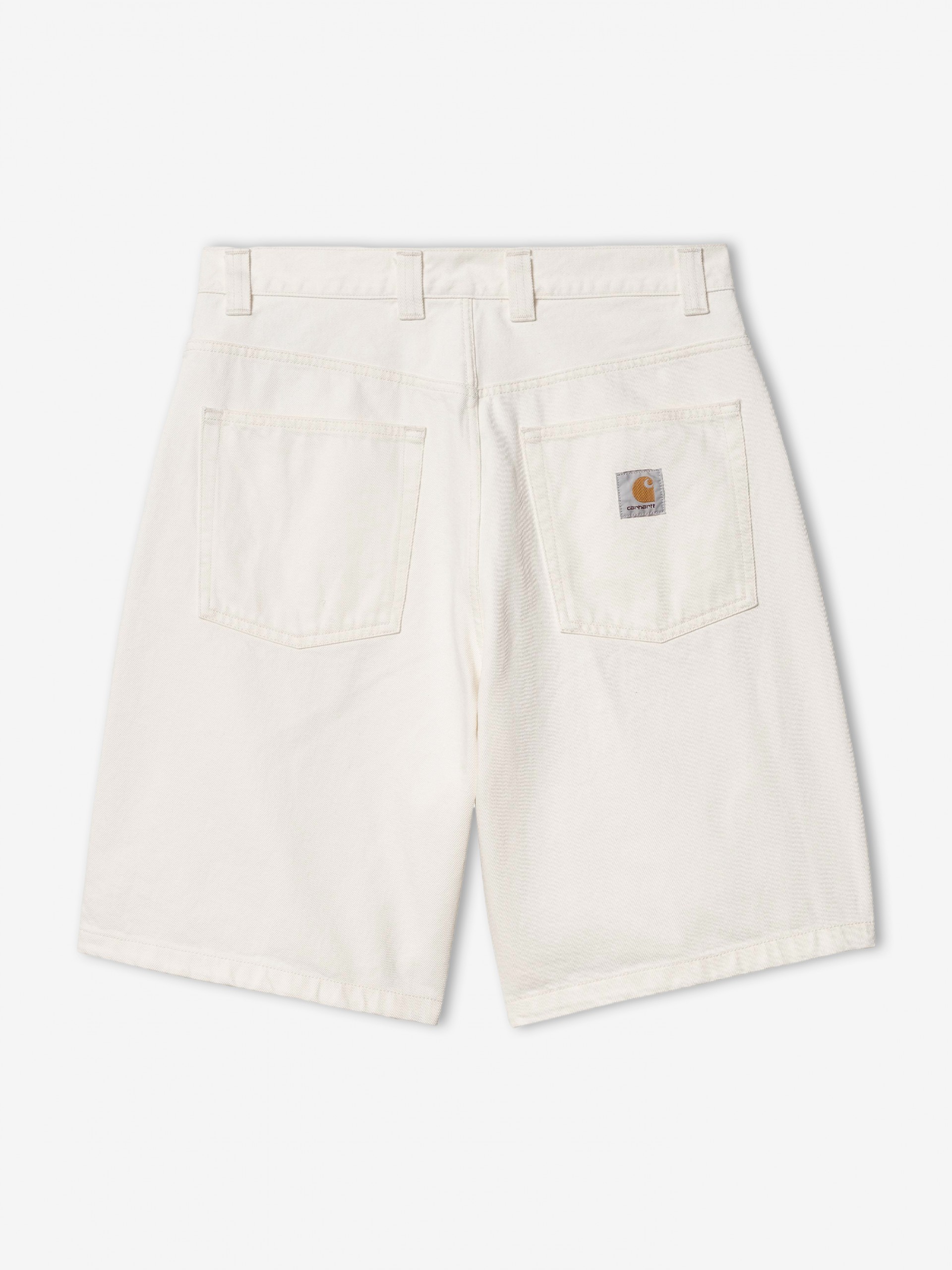 Carhartt WIP Brandon White Denim Shorts