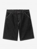 Pantalones Vaqueros Cortos Carhartt WIP Simple Negros