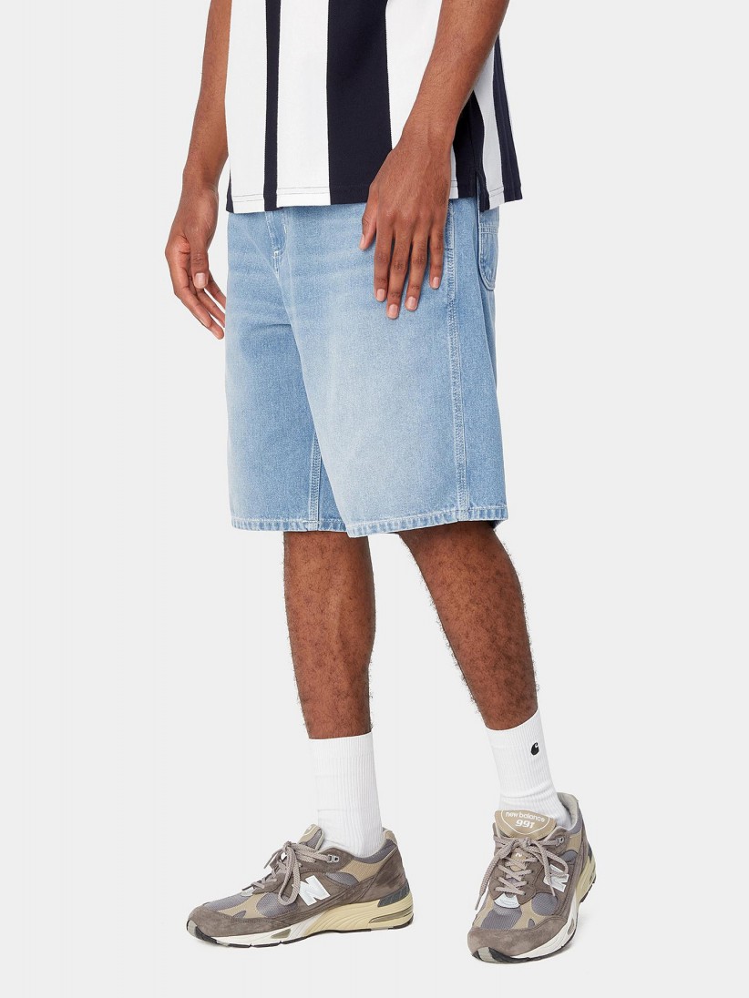 Pantalones Vaqueros Cortos Carhartt WIP Simple Azules