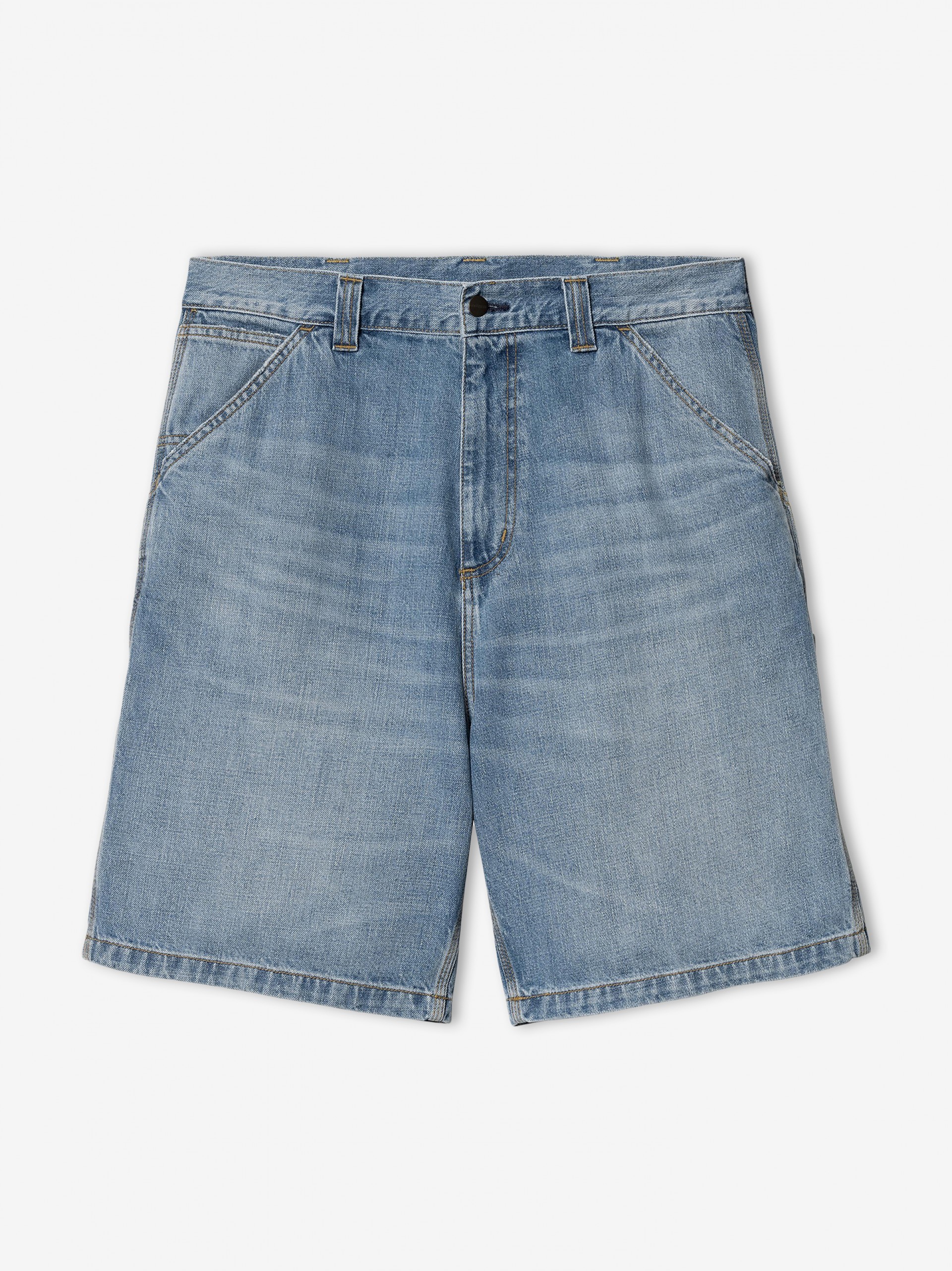 Carhartt WIP OG Single Knee Blue Denim Shorts