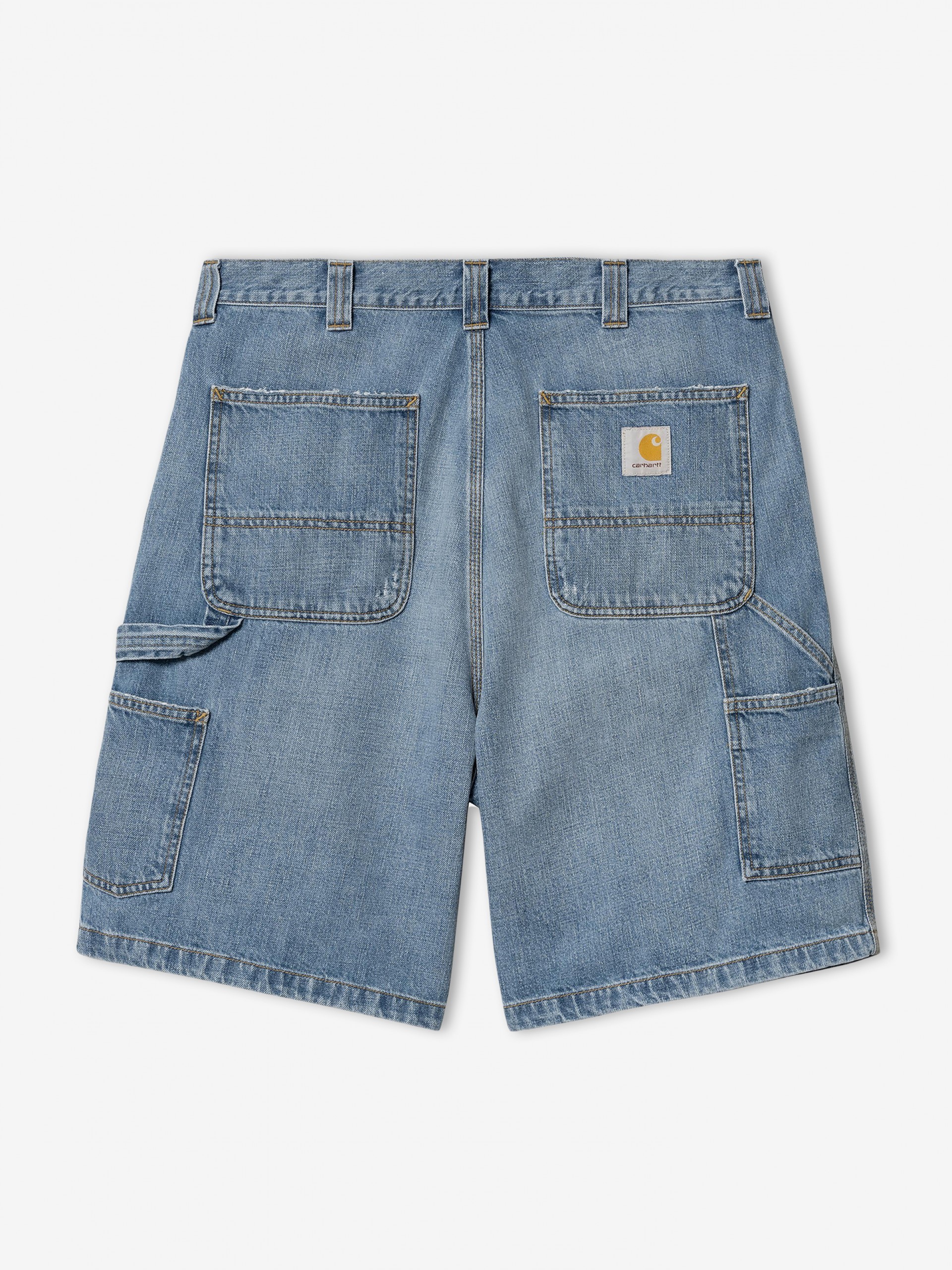 Carhartt WIP OG Single Knee Blue Denim Shorts