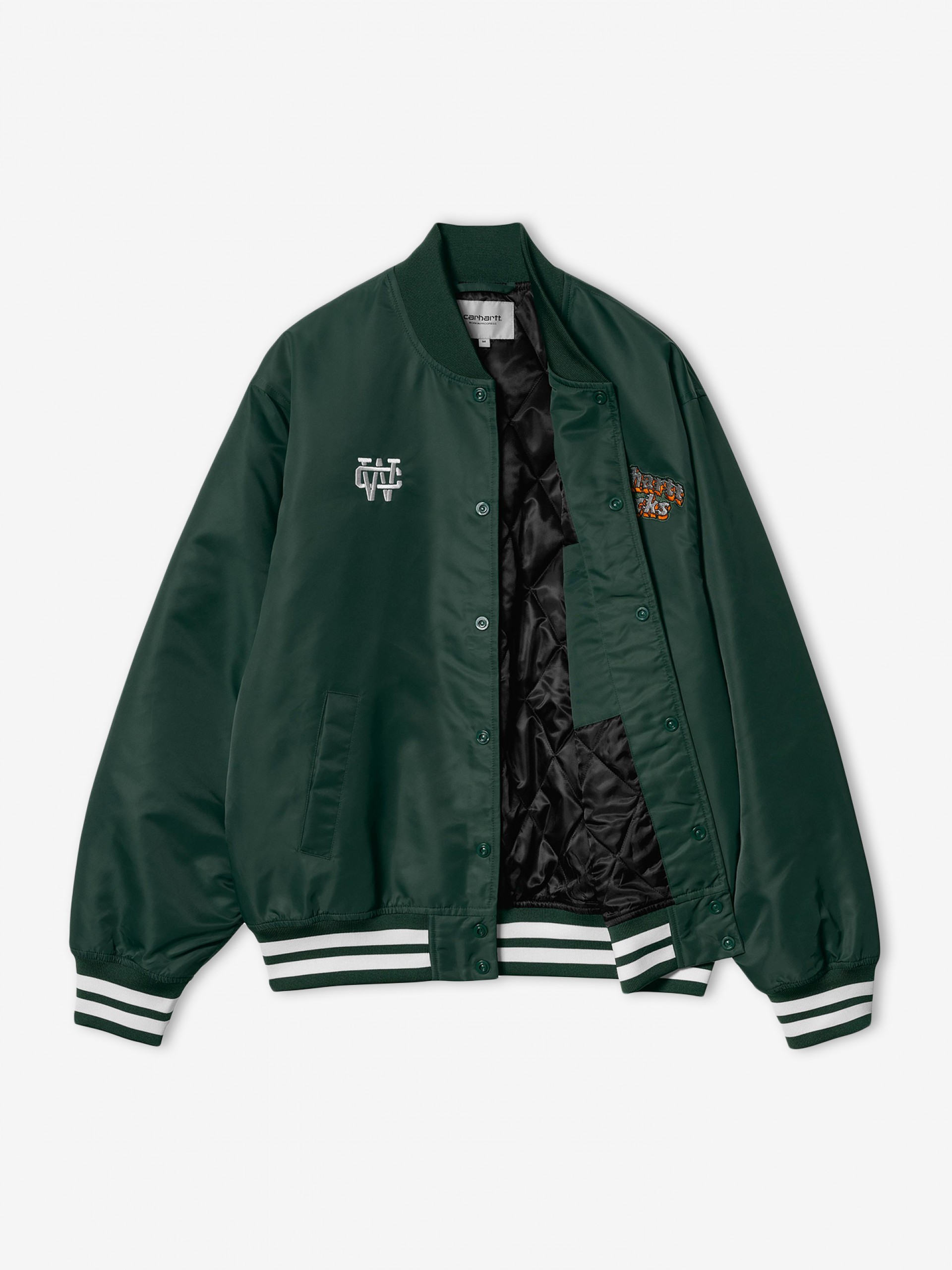 Casaco Carhartt WIP Flaming Ducks Verde