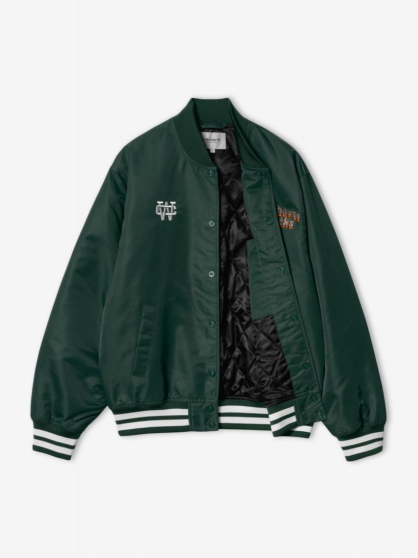 Carhartt WIP Flaming Ducks Green Jacket