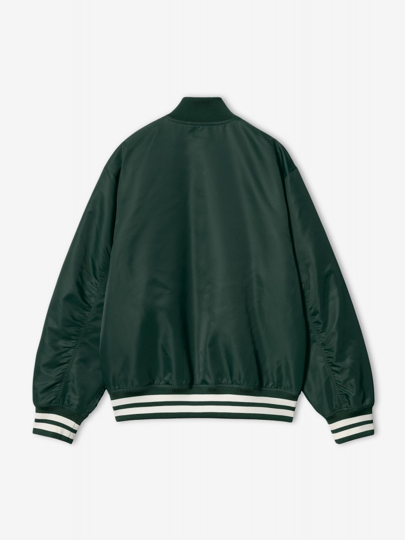 Carhartt WIP Flaming Ducks Green Jacket