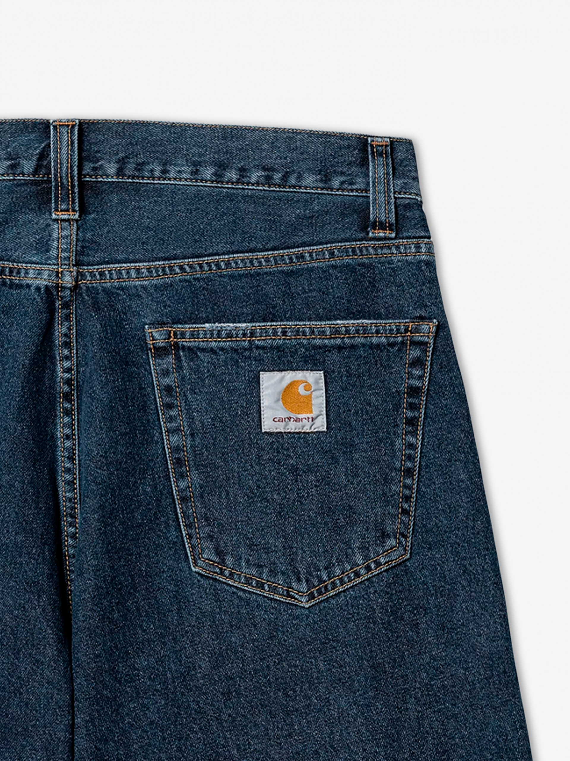 Carhartt WIP Landon Blue Denim Shorts