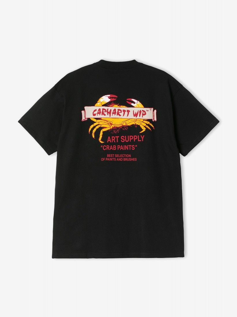 Camiseta Carhartt WIP Crab Paint Negra