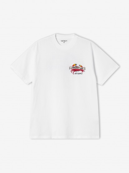 Carhartt WIP Crab Paint White T-shirt