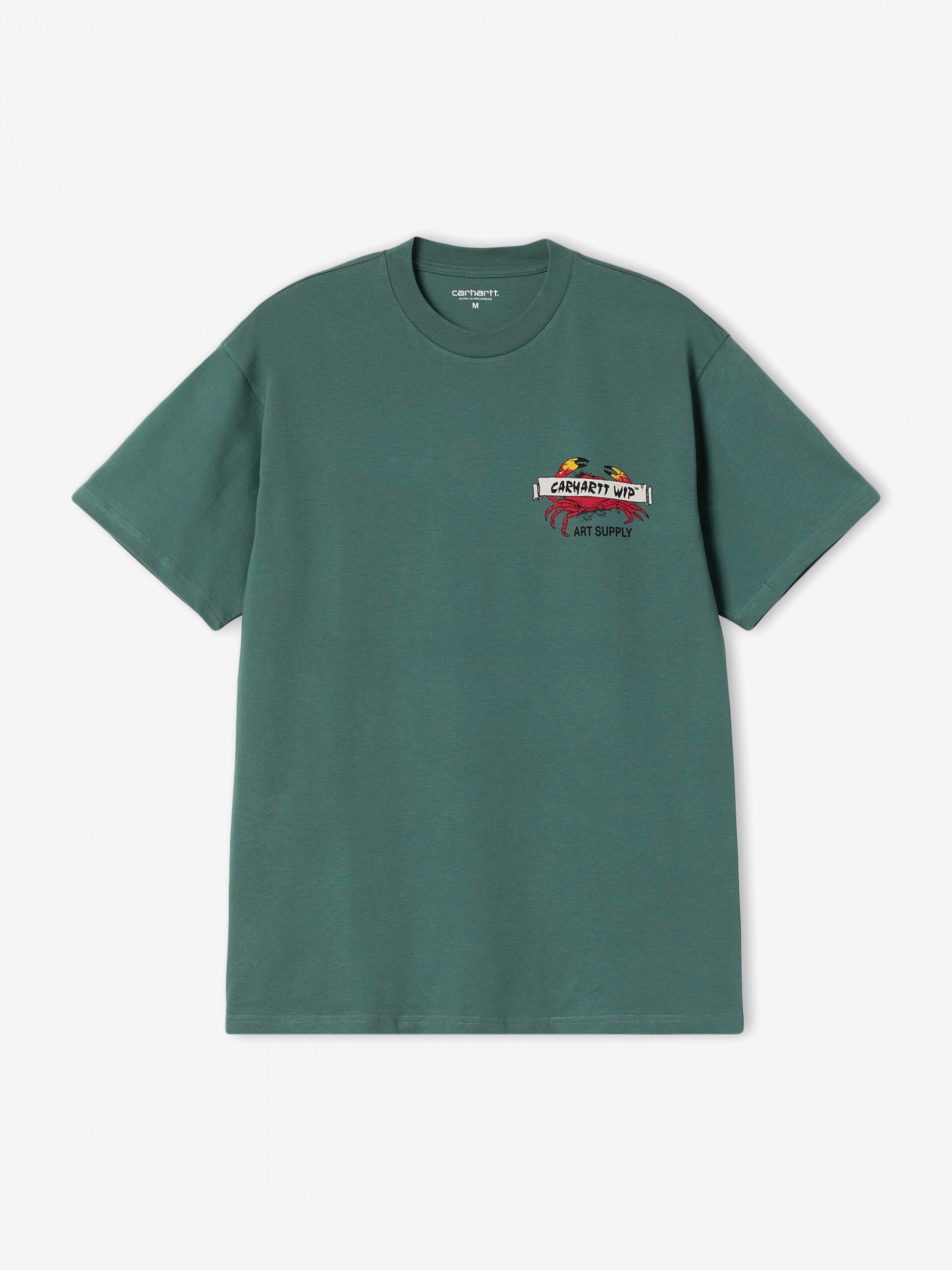 Carhartt WIP Crab Paint Green T-shirt