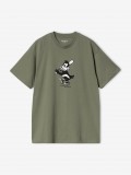 Camiseta Carhartt WIP Home Run Verde