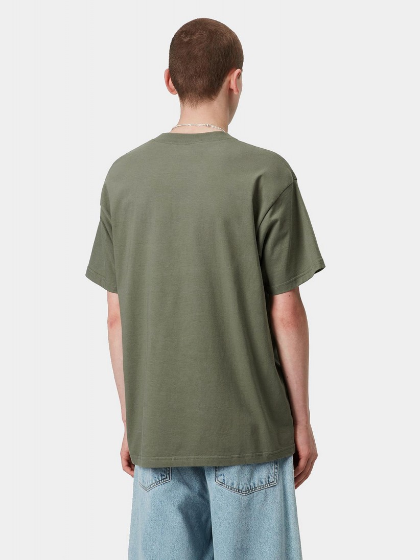 Tシャツ・カットソー CARHARTT WIP ' Run' T-shirt Green Carhartt WIP home run graphic T-shirt in dark green | ASOS