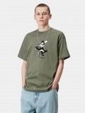 Camiseta Carhartt WIP Home Run Verde
