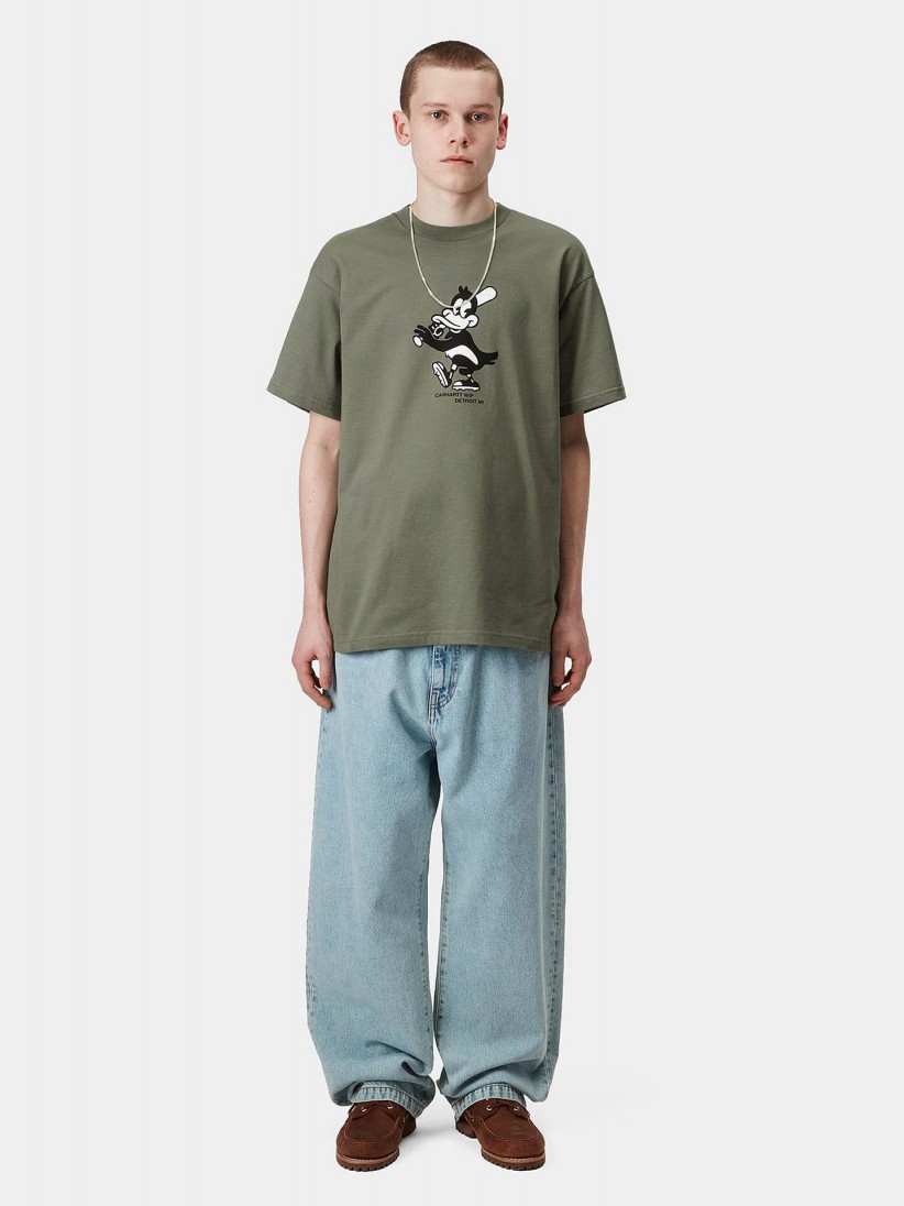 Tシャツ・カットソー Carhartt SS25 ' Run' T-shirt (I034712 667XX) Carhartt S/S Home Run T-Shirt Dollar Green I034712.667XX – Laced