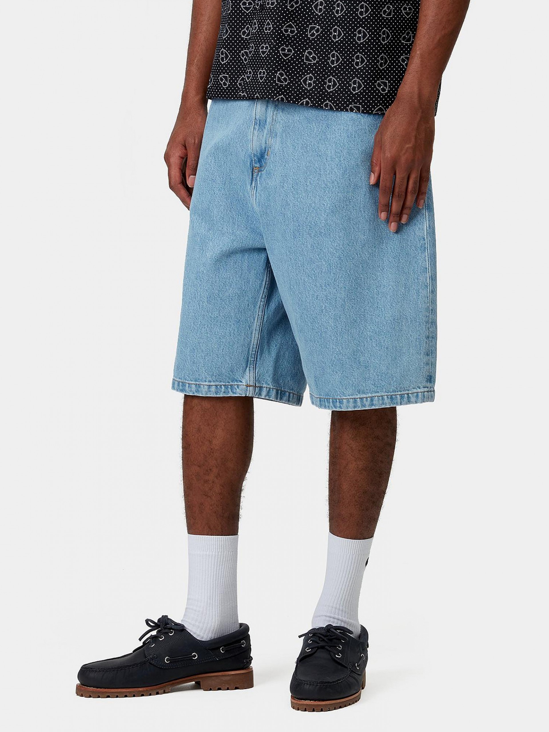 Carhartt WIP Brandon Blue Denim Shorts