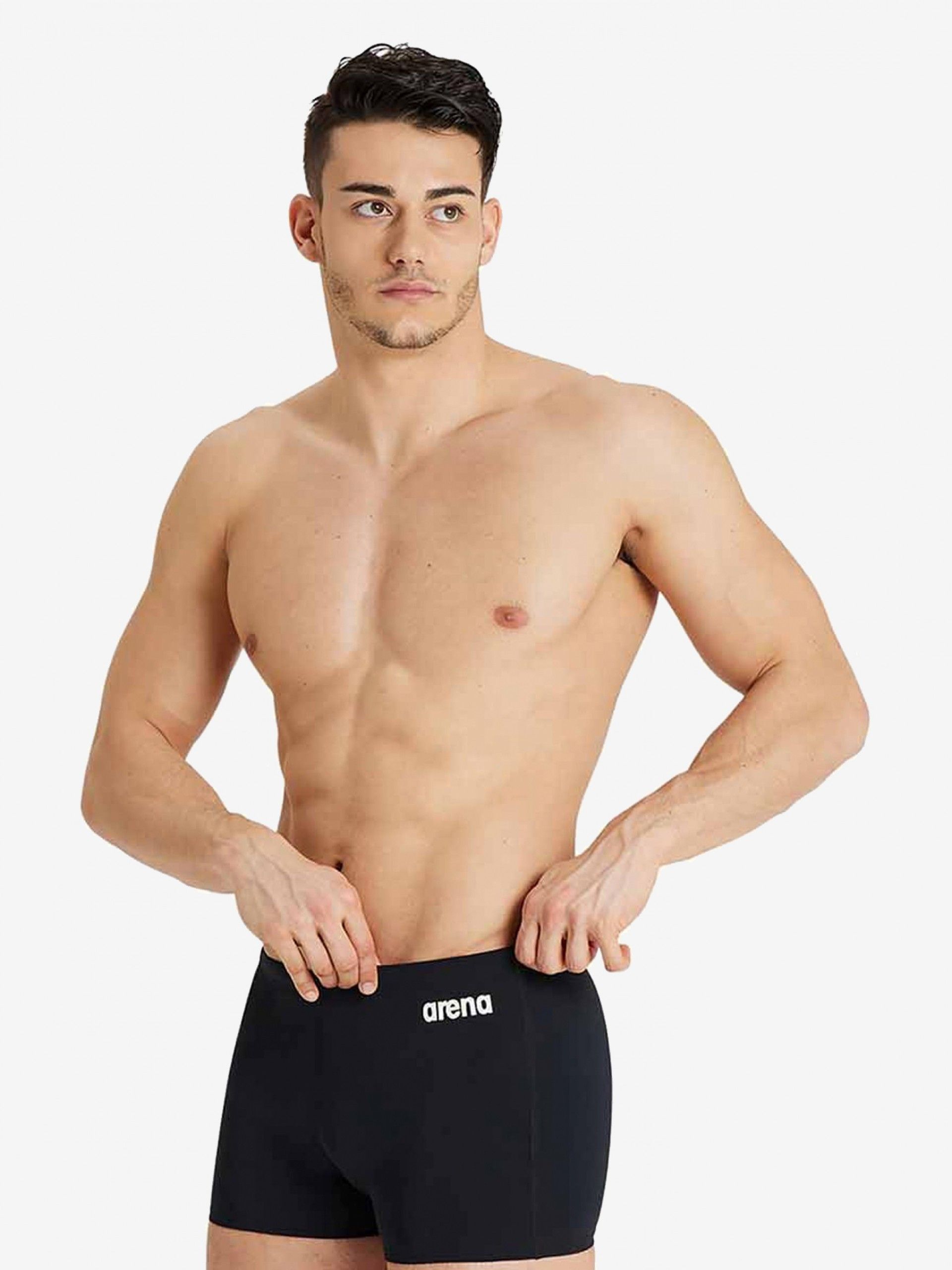 Calções de Natação Arena Team Solid Pretos