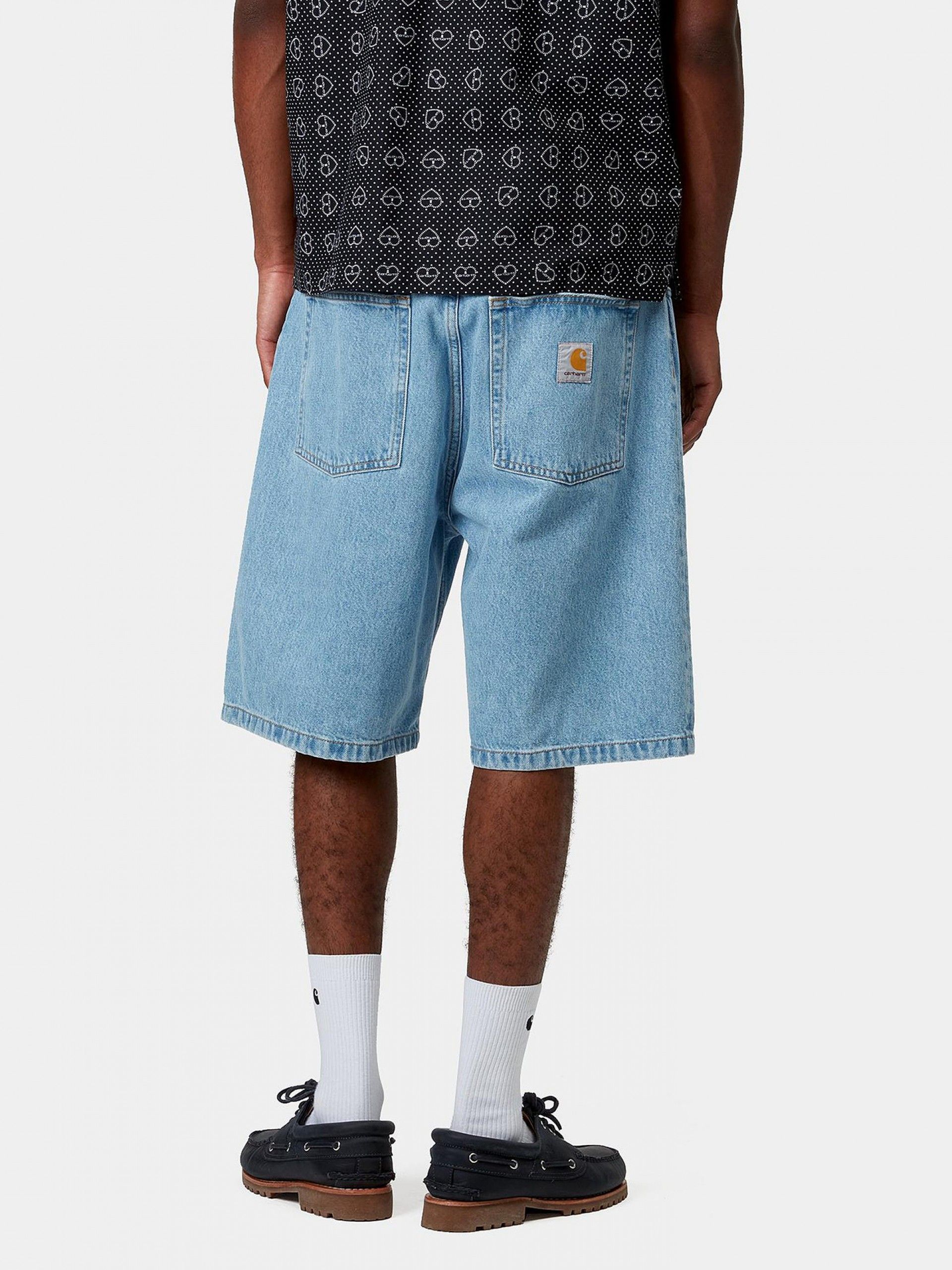 Carhartt WIP Brandon Blue Denim Shorts