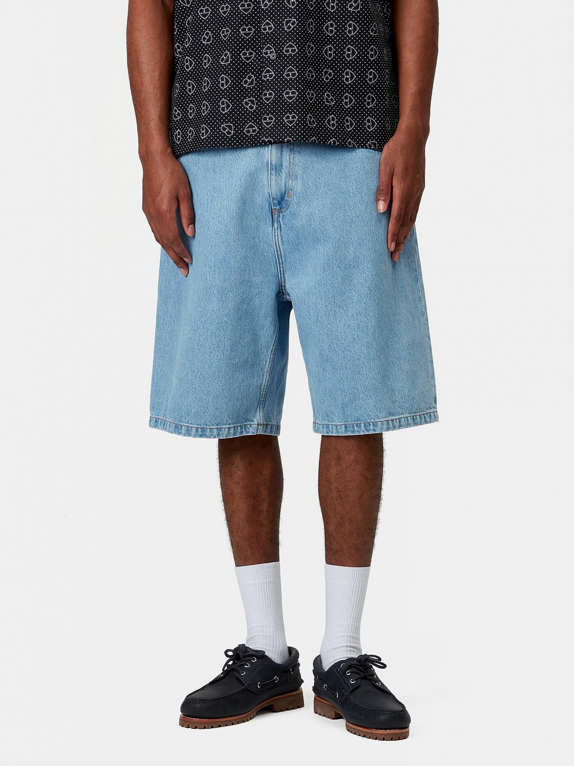 Carhartt WIP Brandon Blue Denim Shorts