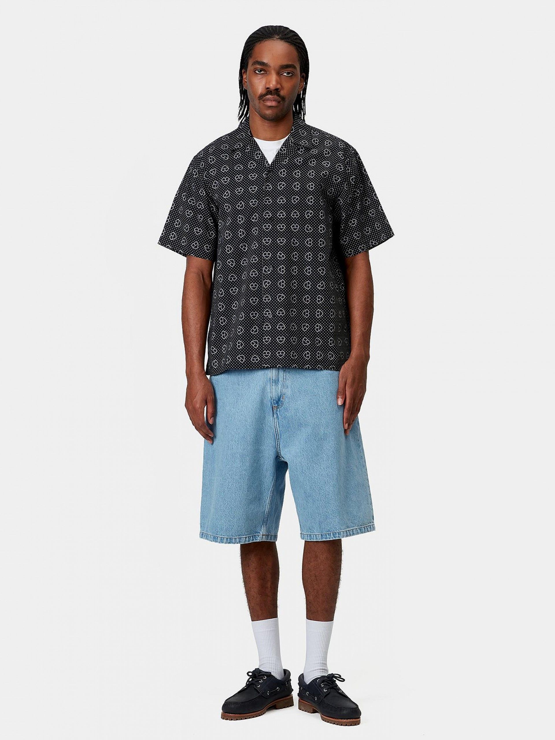 Carhartt WIP Brandon Blue Denim Shorts