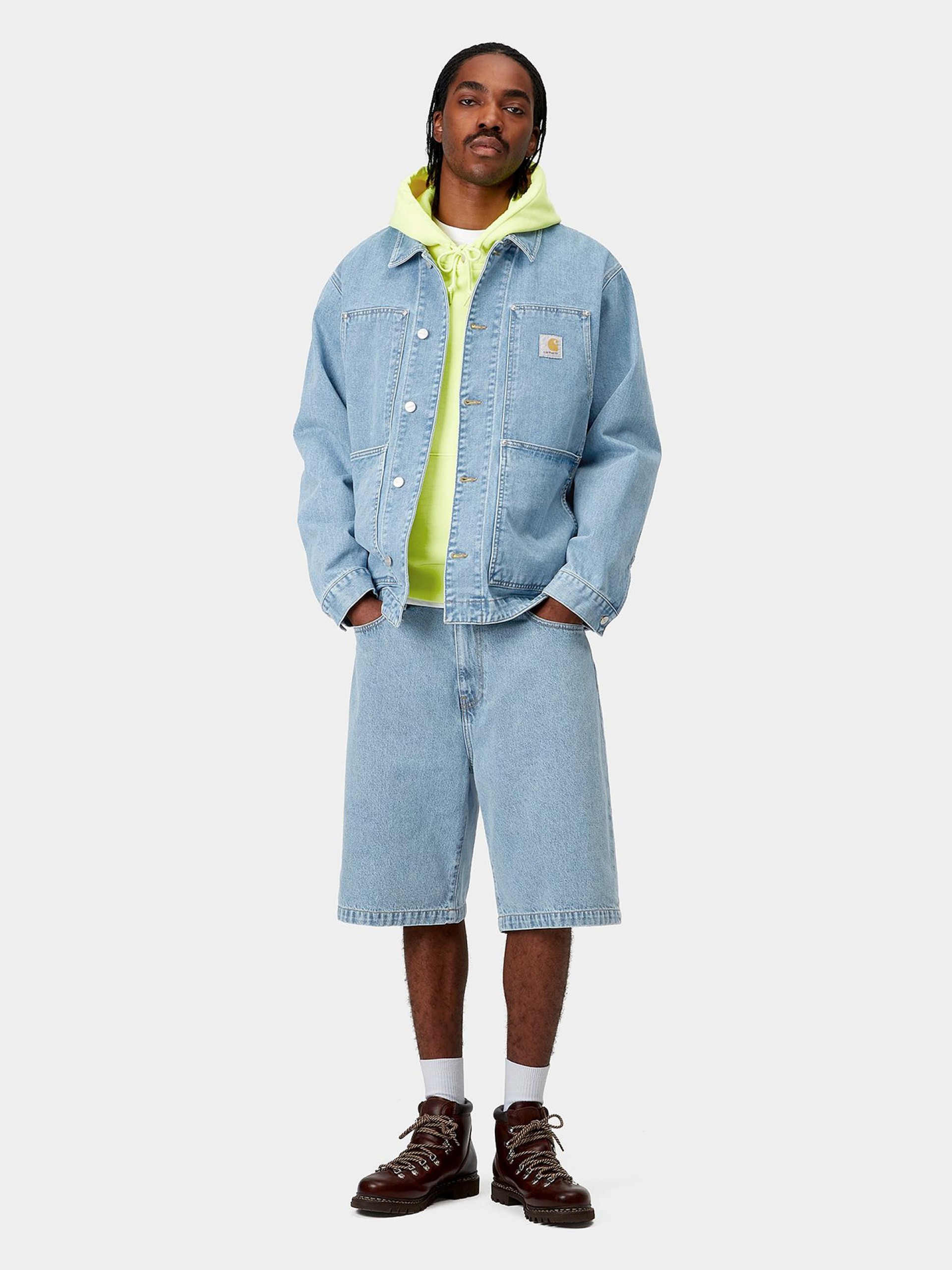 Pantalones Vaqueros Cortos Carhartt WIP Landon Azules