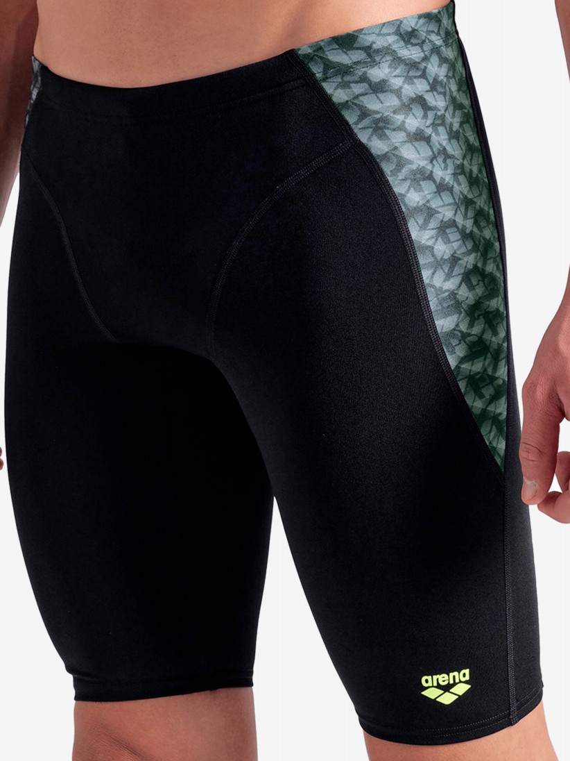 Baador de Natacin Arena Monogram Jammer Negro