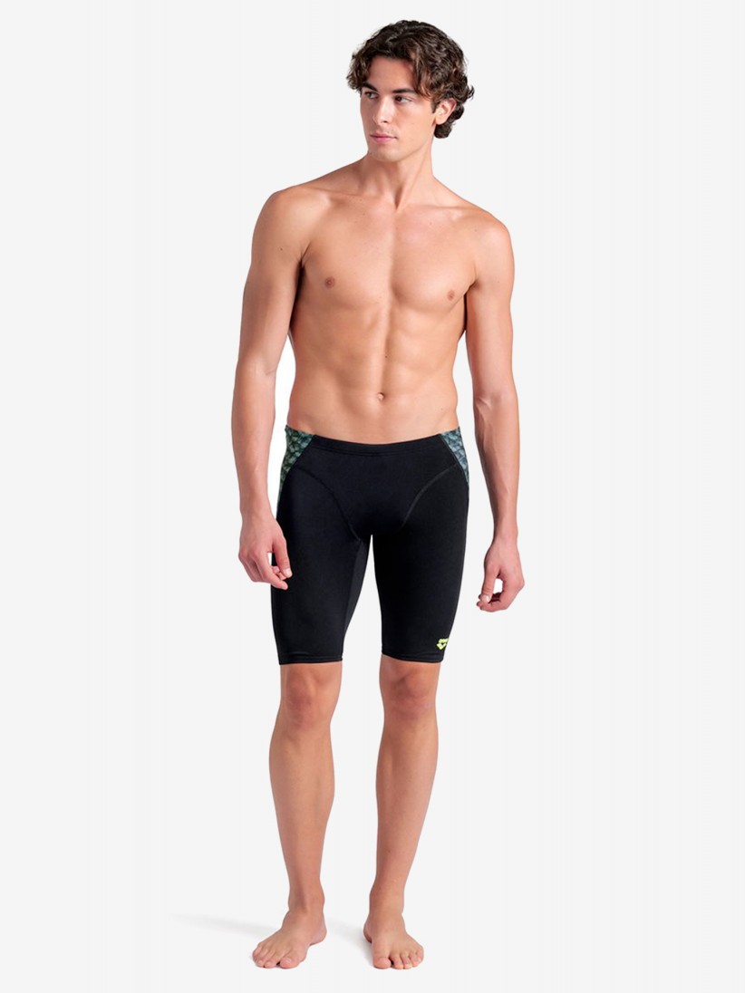 Baador de Natacin Arena Monogram Jammer Negro