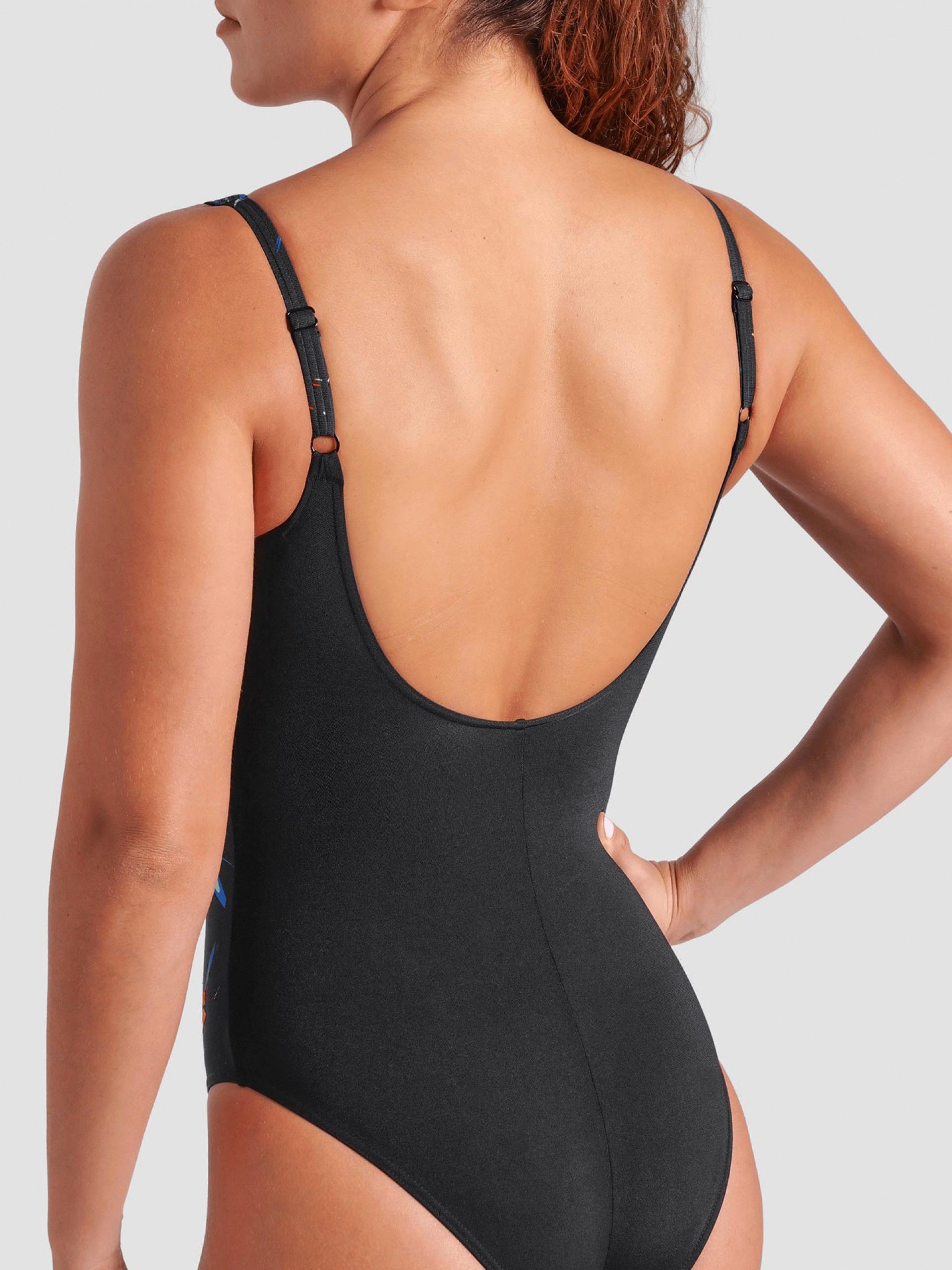 Bañador Arena Abyss Con Espalda En U Negro