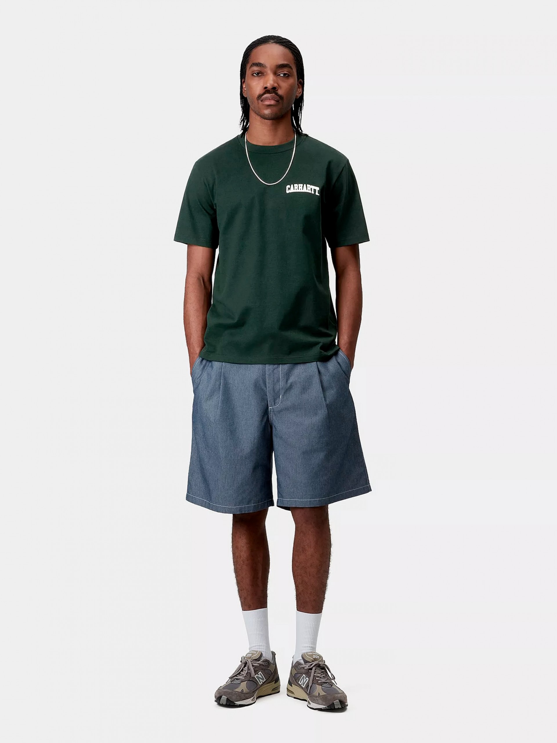 Camiseta Carhartt WIP University Script Verde
