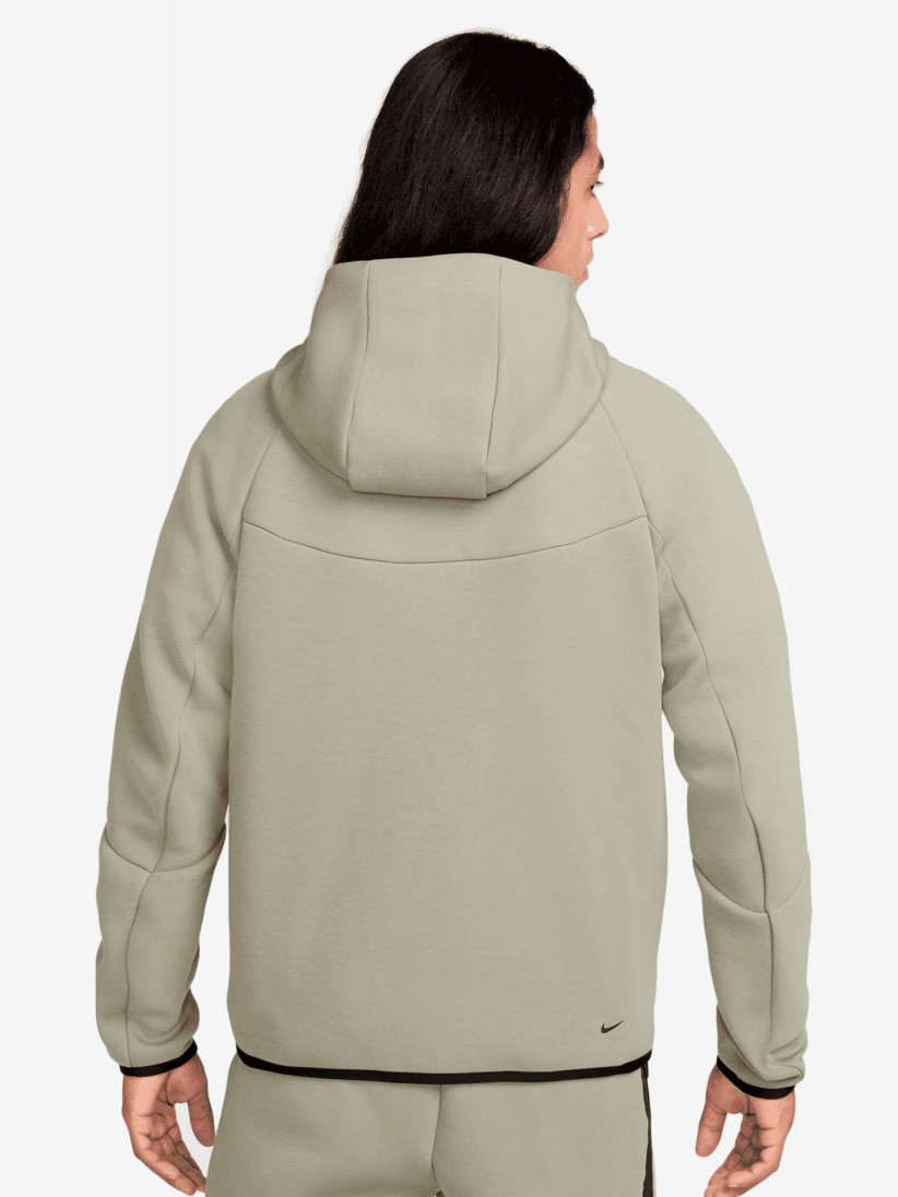 Nike Tech Fleece Windrunner Green Hooded Jacket For Men