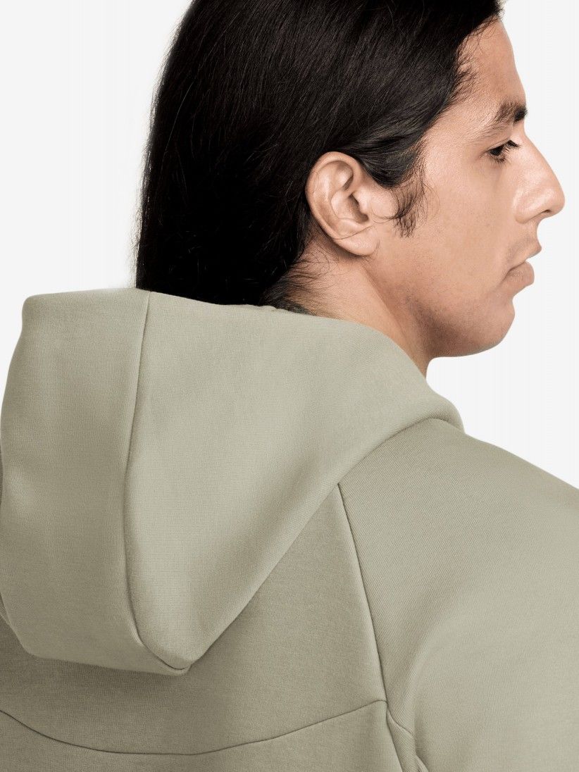 Nike Tech Fleece Windrunner Green Hooded Jacket For Men