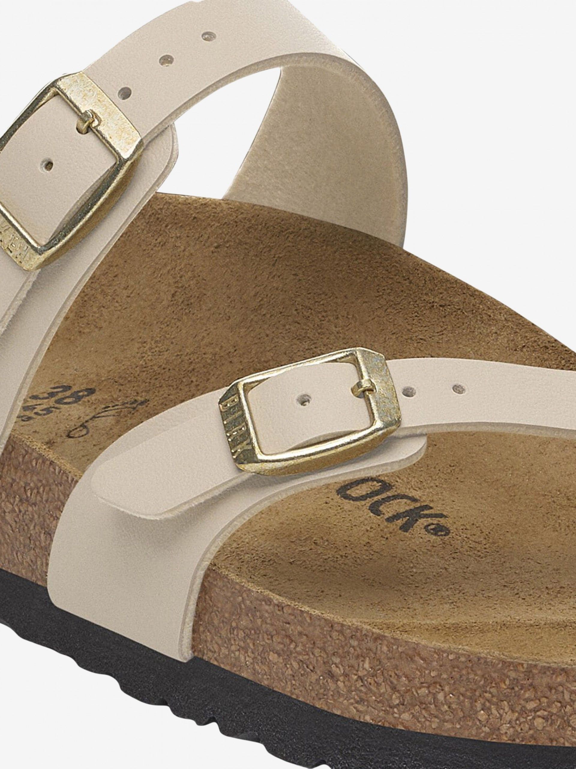 Birkenstock Mayari Birko-Flor Beige Slides
