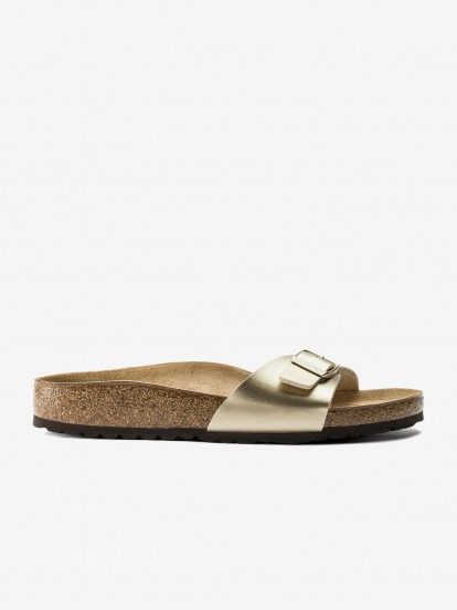 Chanclas Birkenstock Madrid Birko-Flor Doradas