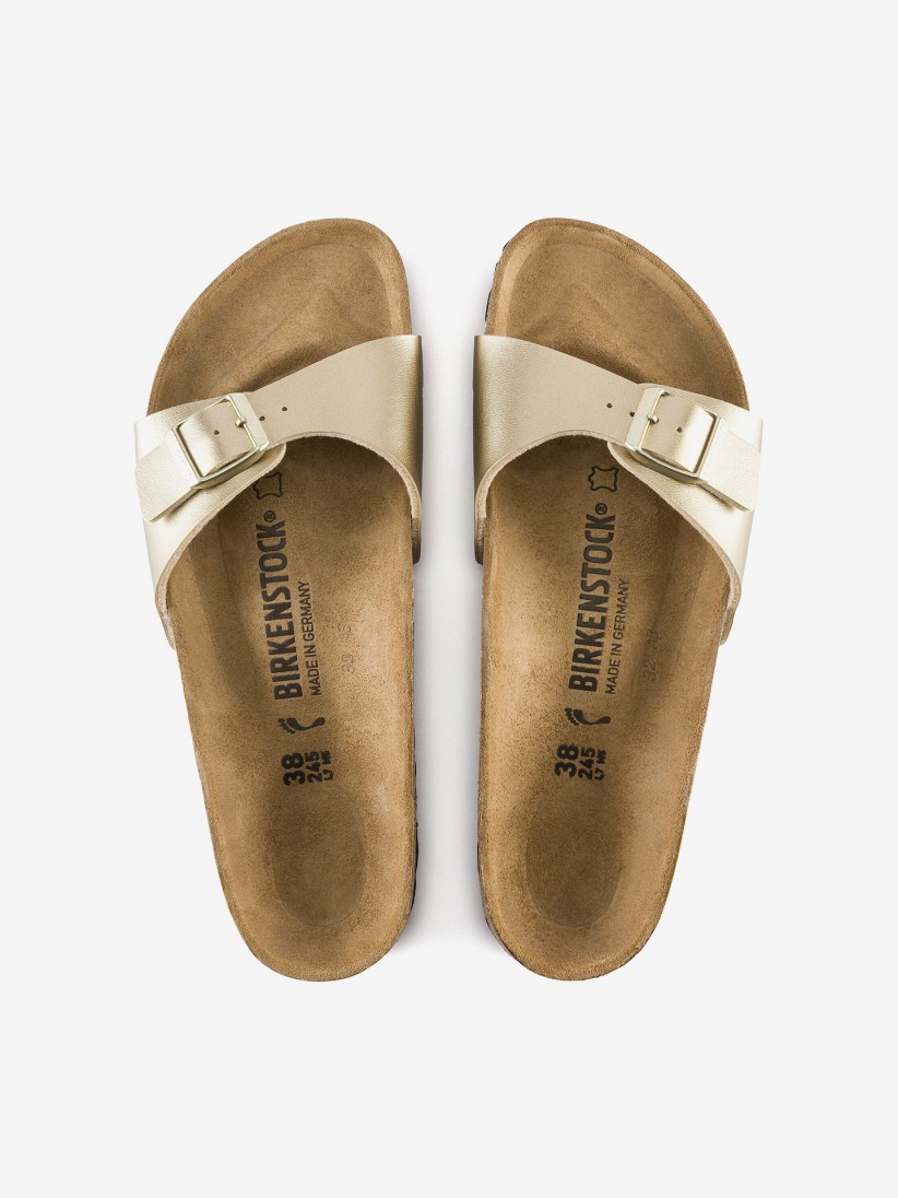 Chanclas Birkenstock Madrid Birko-Flor Doradas