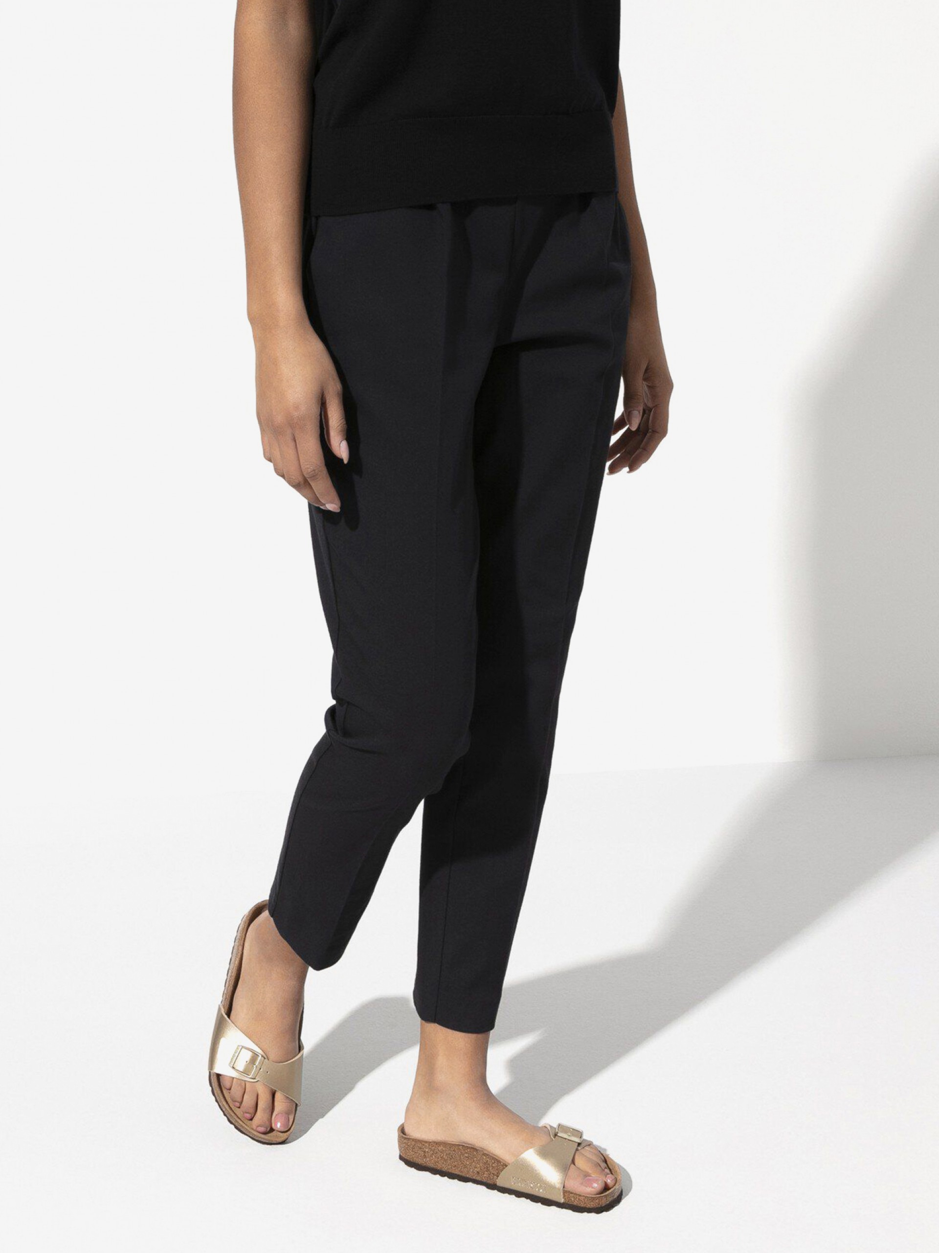 Birkenstock Madrid Birko-Flor Golden Slides