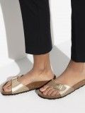Chanclas Birkenstock Madrid Birko-Flor Doradas