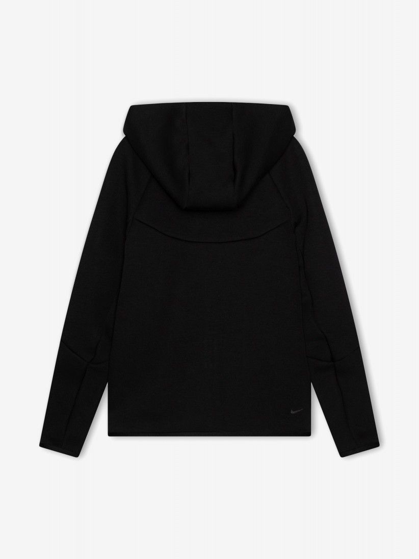 Nike Tech Fleece Windrunner Black Hooded Jacket For Men